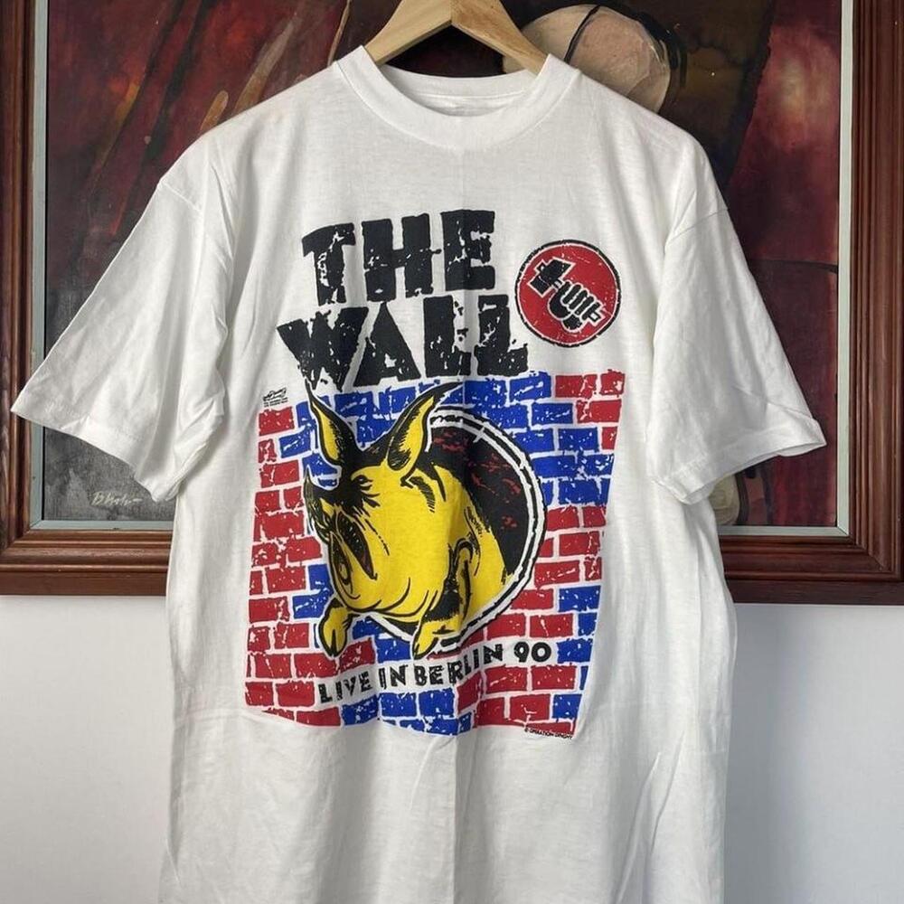 White The Wall Live In Berlin 90 T-Shirt L